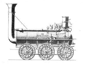 hackworth s royal george 1827 british railway locomotives