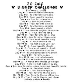 30 day challenges