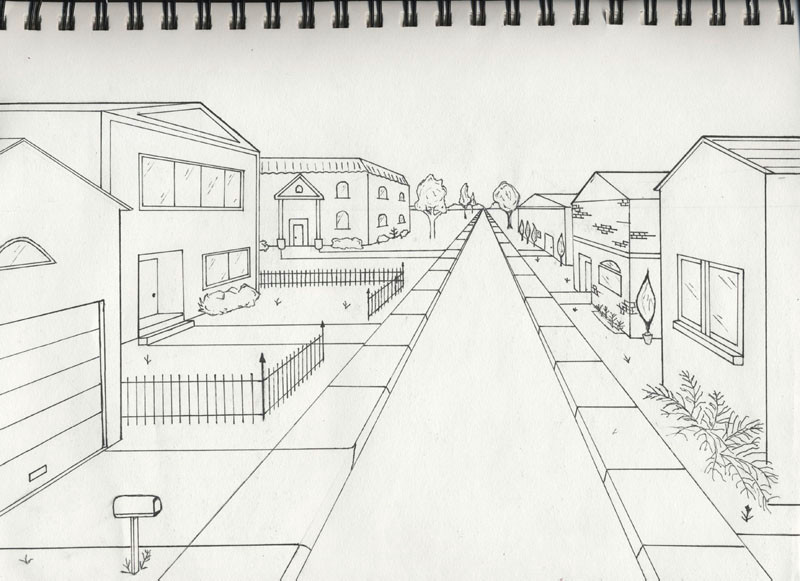 1 point perspective art with miss griffin