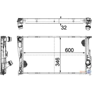 kuhler fur bmw e90 e93 diesel automatik 2 0 3 0d