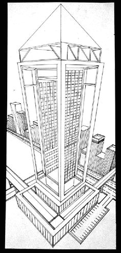 skyscraper three point perspective perspective drawing manga drawing tutorials vanishing point painting