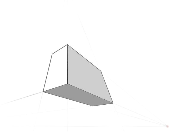 shading the sides of the box can help to make it look more three dimensional