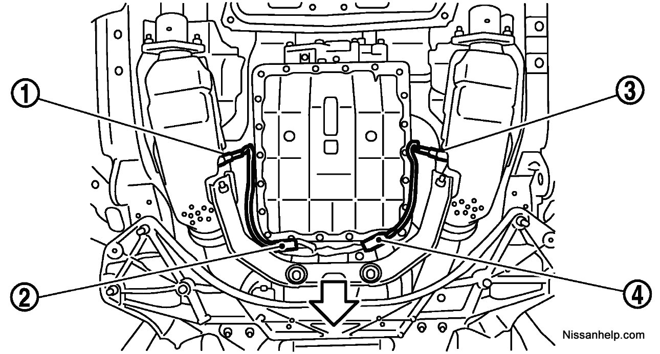 2005 2010 nissan 350z 370z o2 sensor location