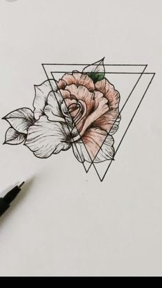 idees tatouage rose sketch croquis cool art inktober pretty art ink