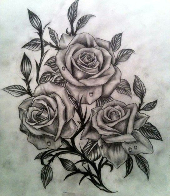 design tattoos a rose drawingspencil