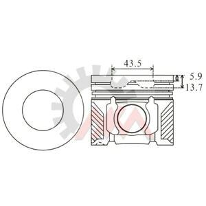 das bild wird geladen nm germany kolben amp ringe satz mazda5 6