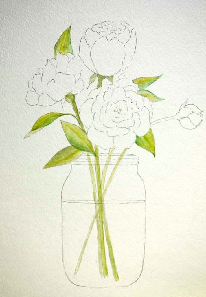 how to paint peonies how to watercolor simple watercolor paintings simple watercolor flowers