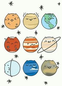 cute planet drawings planet drawing solar system wallpaper pusheen cat doodle doodle