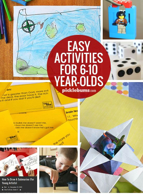 easy activities for 6 10 year olds keep those kids busy with simple low pre low mess ideas