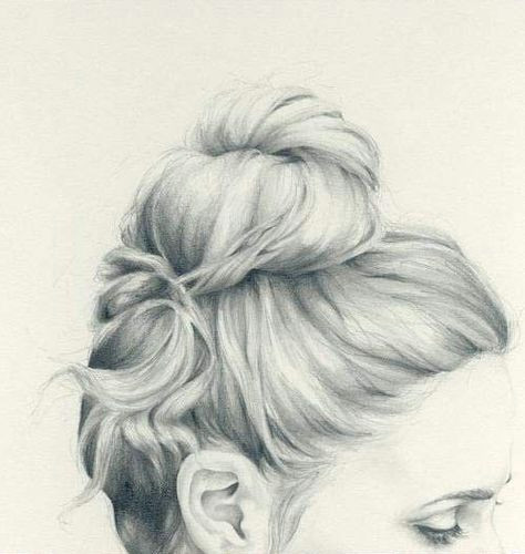 soft messy bun