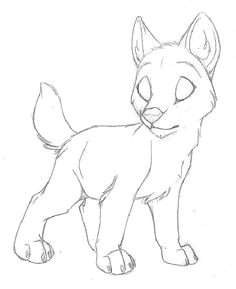 va sledok vyha adavania obrazkov pre dopyt draw an anime wolf pup