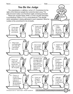 you be the judge worksheet students read each situation and determine if it