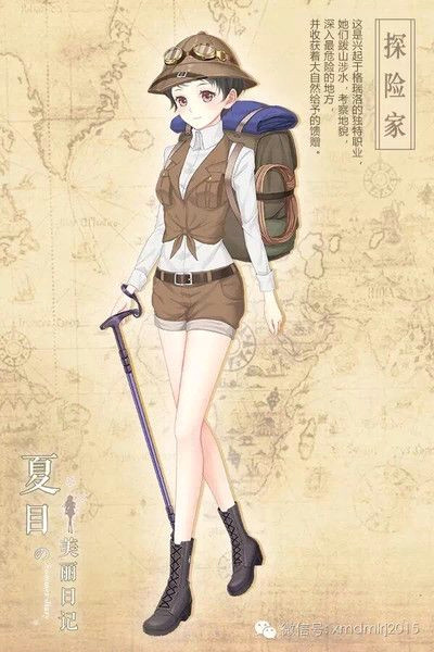 explorer anime girl pink anime girl cute kleidung design character sketches character