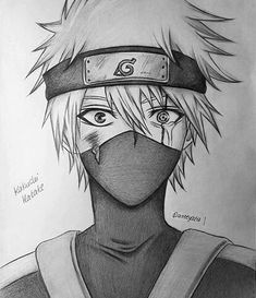 kakashi anime malen skizzierung anime figuren bleistiftzeichnungen aquarell zeichnen sasuke