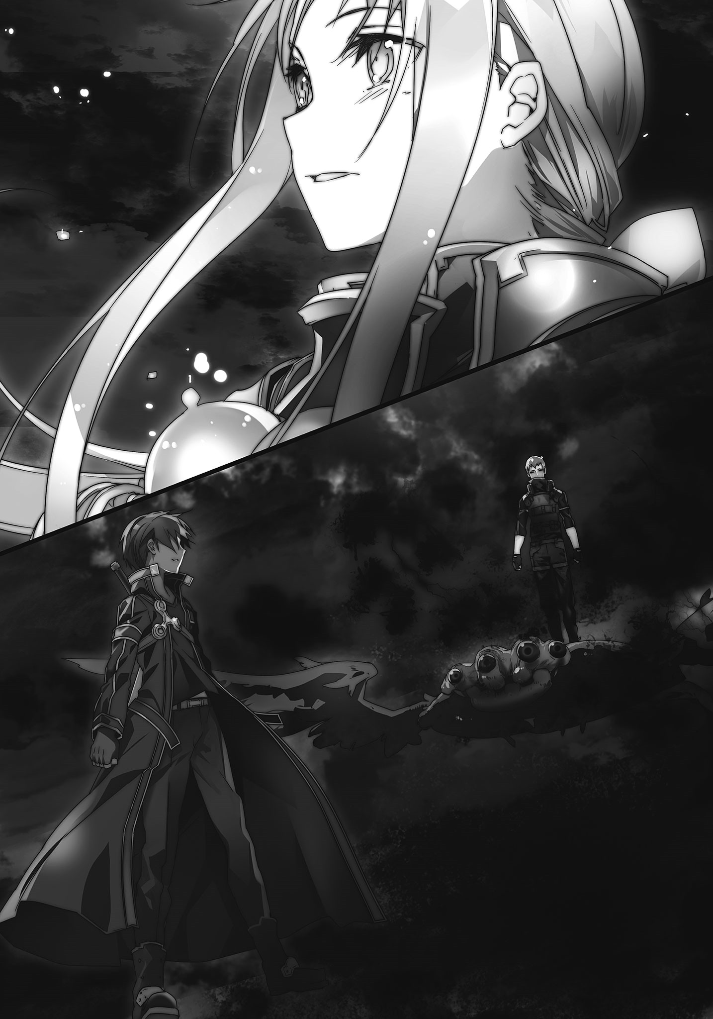 alice getting taken away by integrity knight deusolbert synthesis seven alice helping kirito in