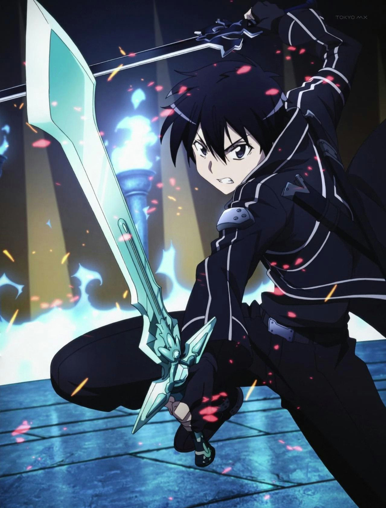 kirito from s a o sword art online is my anime crush lol