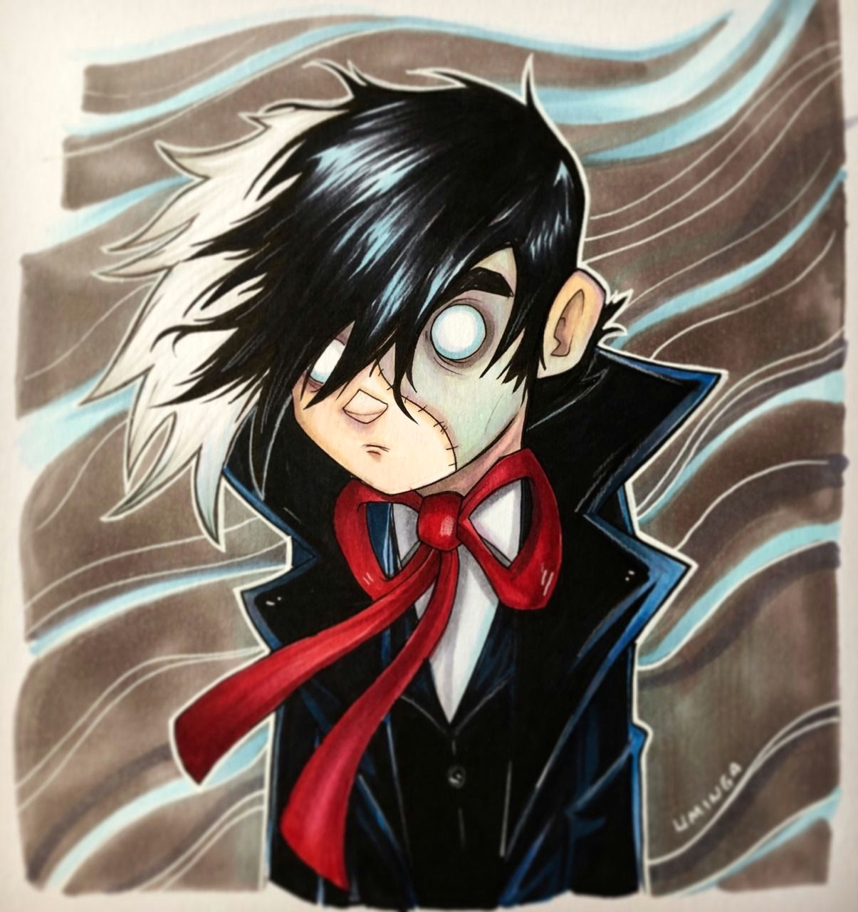 black jack commission i don t get a lot of anime requests so this was a fun one blackjack anime copic commission originalart traditionalart drawing