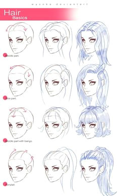 how to draw anime hair how to draw faces art to draw how