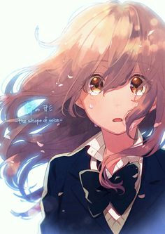 anime girl anime and koe no katachi image manga girl sad sad girl