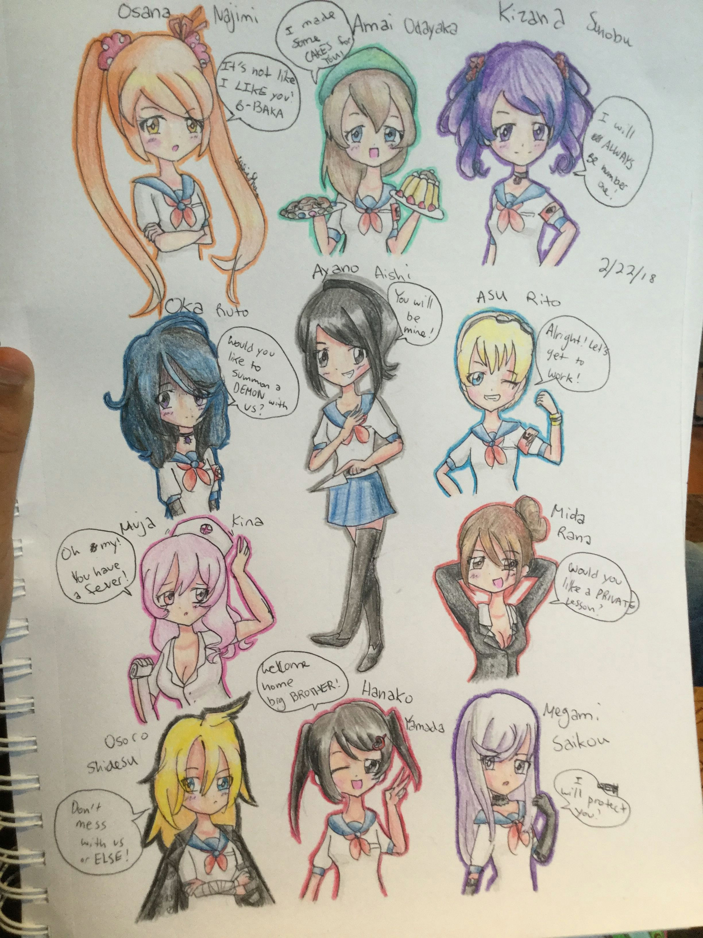 yandere simulator rivals my version