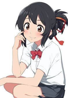 your name 2016 art girl kimi no na wa kawaii anime girl