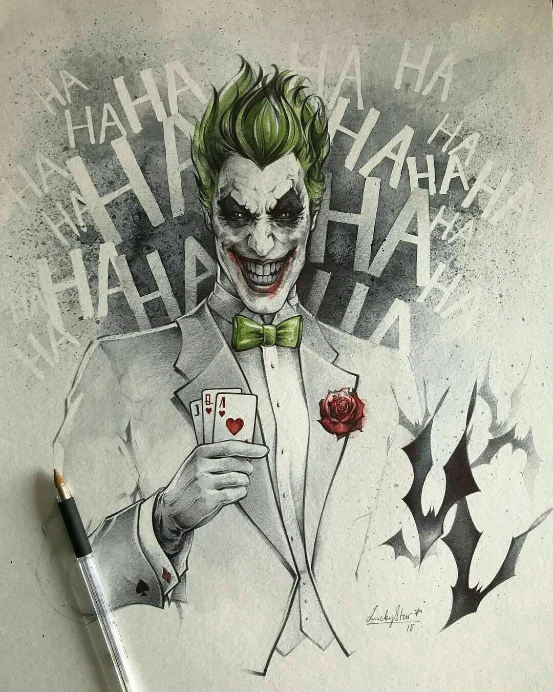 joker drawing