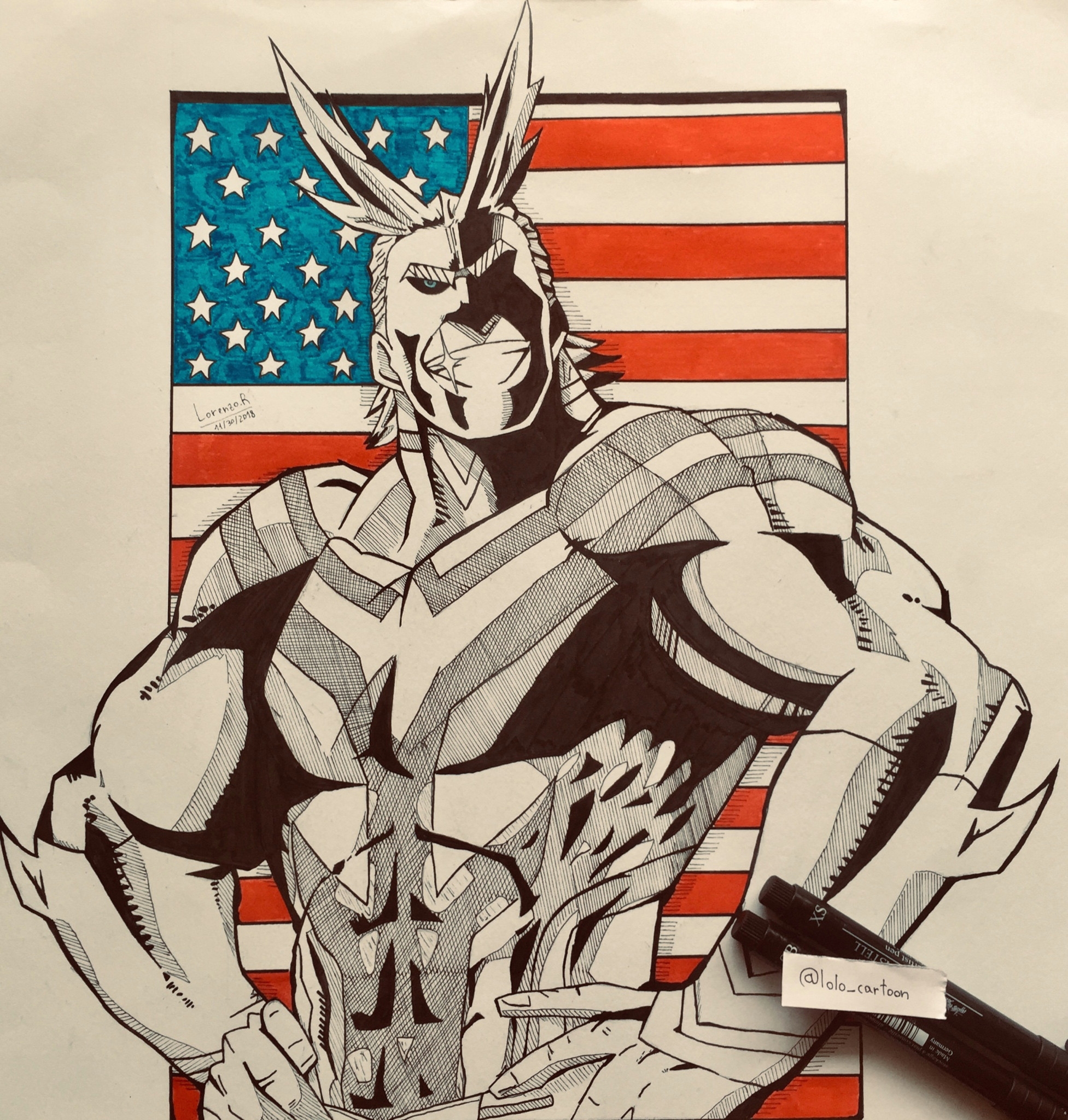 boku no hero academia myheroacademia anime animedrawing manga style animeart art drawings drawing draw allmight deku america follow and like for more