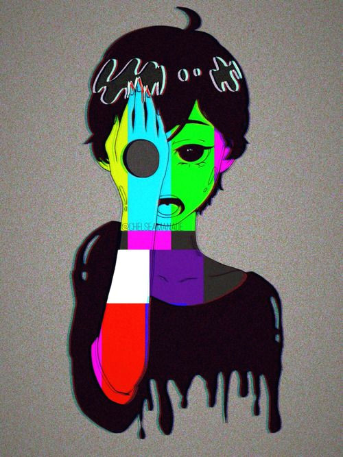 i i cjspaced0ut i i dark anime pastel goth art vent art