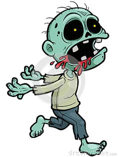 cartoon zombie more halloween drawings