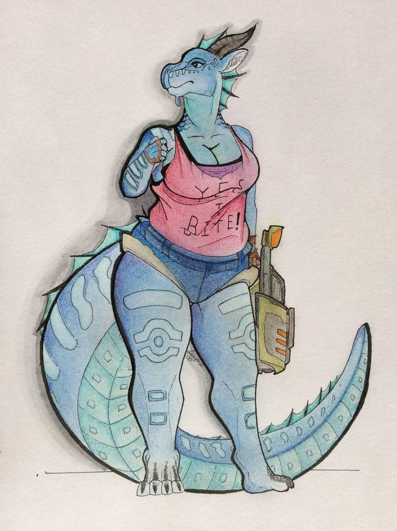 anthro tsunami v2 by dragons and drawings