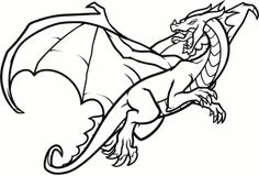 how to draw a flying dragon dragon in flight step by step dragons draw a dragon fantasy free online drawing tutorial added by dawn june 5 2012
