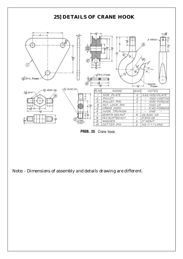 24 assembly of steam engine crosshead 50