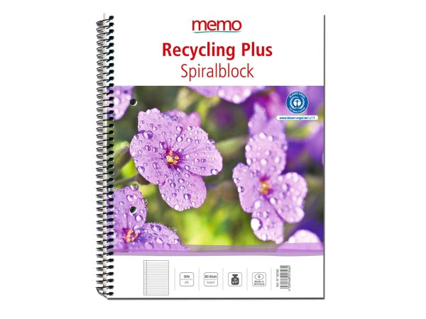 memo spiralo rc plus a5 liniert 80 blatt