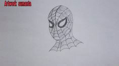 how to easy draw spider man