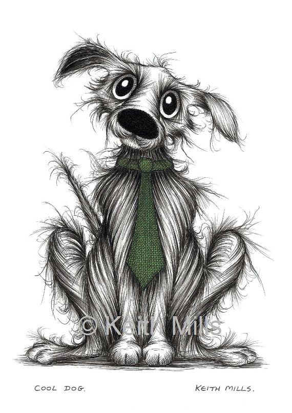 cool dog print download by keithmills on etsy a 3 00 artwork by keith mills dogs draw dog illustration