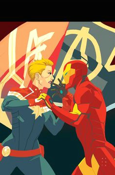 captain marvel ruth gage w chris gage w kris anka a c civil war ii tie in the final showdown between carol and tony s forces