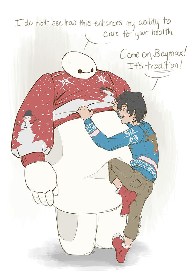 big hero 6 christmas sweaters