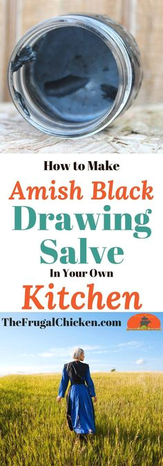 amish black drawing salve homemade recipe