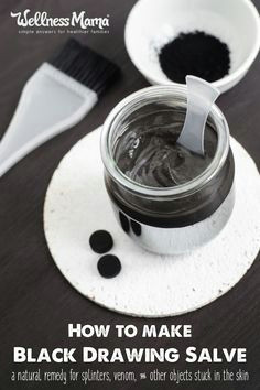 how to make black drawing salve recipe