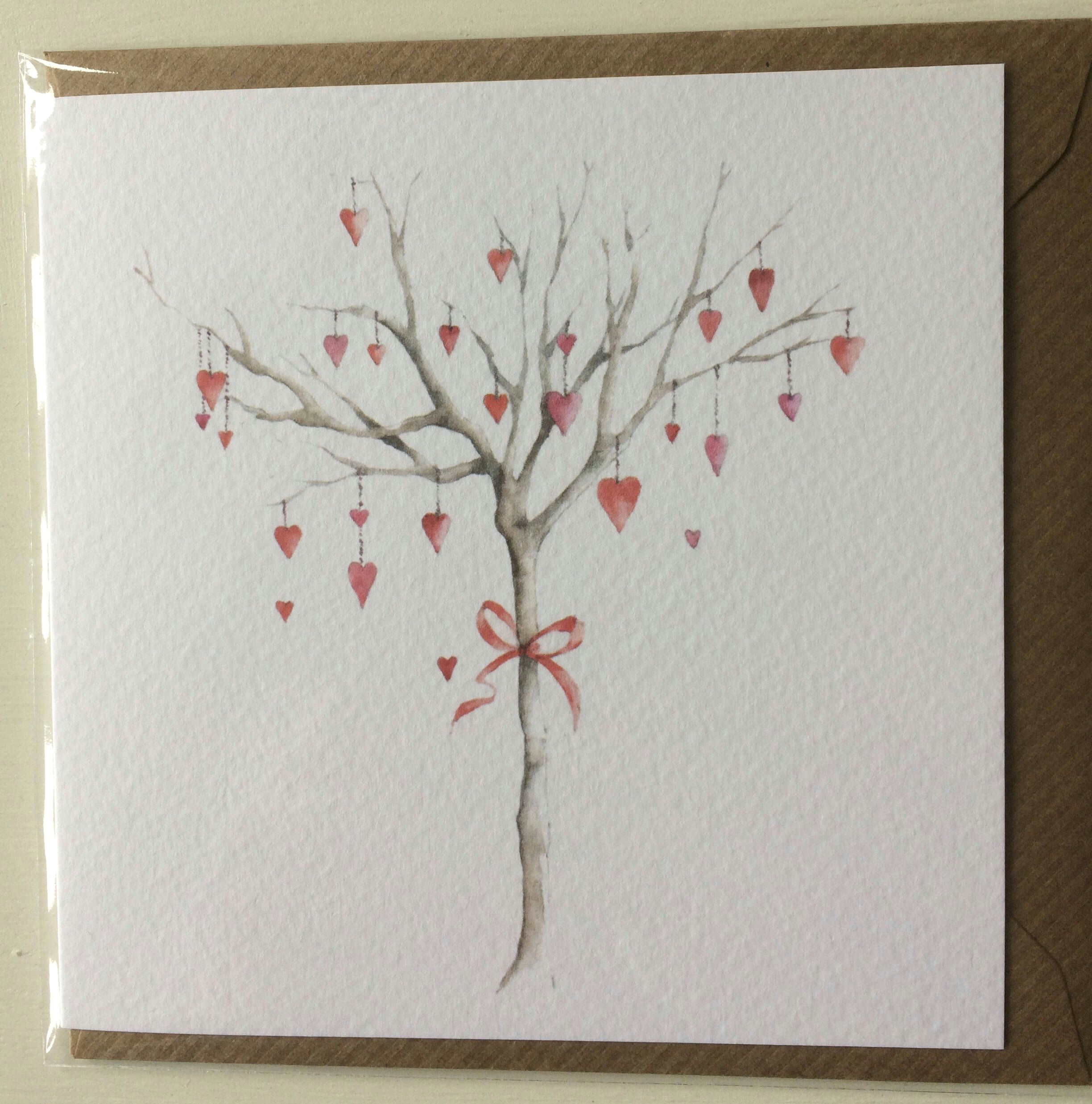 one card notelet x one design embellished images of original watercolour prints by east sussex artist jilly mercer