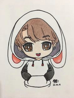 image result for jeon jungkook chibi easy