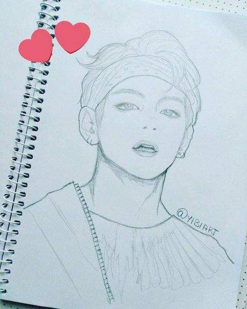 kim taehyung bts fanart