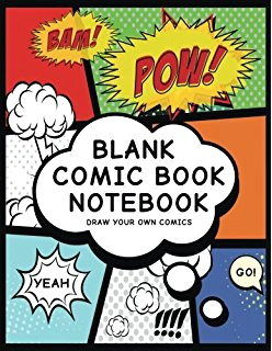 blank comic book notebook create your own comic book strip variety of templates for