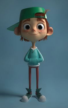 the boy by anderson carlos more kid character 3d
