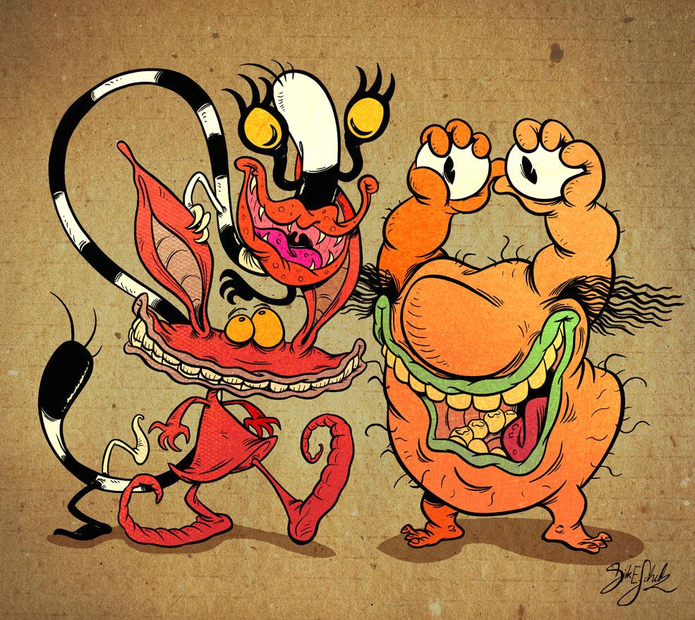 ahh real monsters real monsters cartoon cartoon characters