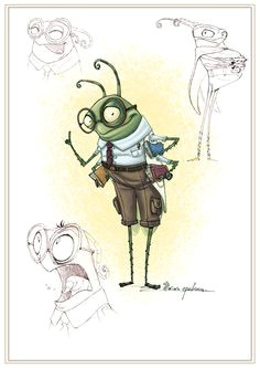 character design concepts for animated project character drawing