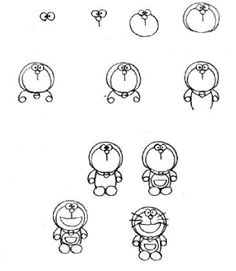 simple drawing tutorials for cartoon characters you recognize