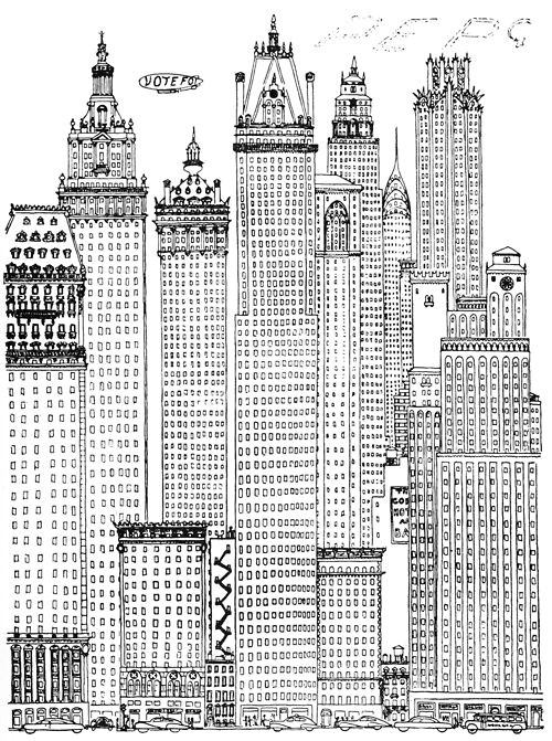 artist osbert lancaster a cartoon history of architecture