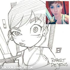 sketch from sept 2012 by rob dejesus art portrait sketches portrait art cartoon sketches