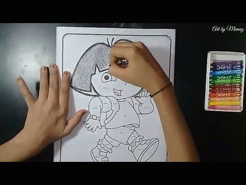 dora drawing art by meenaz